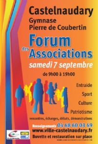 Forum Des Associations. Le samedi 7 septembre 2013 à CASTELNAUDARY. Aude. 